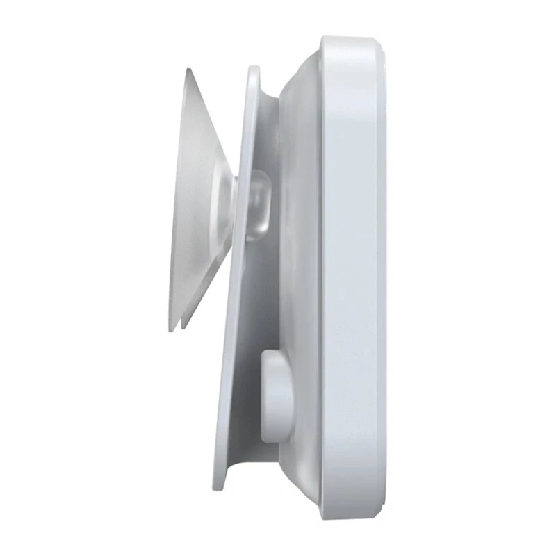 RAINPOINT BALDRTHERM B0549STH Badezimmer-Timer mit Temperatur- und Feuchtigkeitsmonitor, IP24 Spritzwasserschutz, Countdown/Count-up, LCD-Hintergrundbeleuchtung, Saugnapf/Ständer/Wandmontage