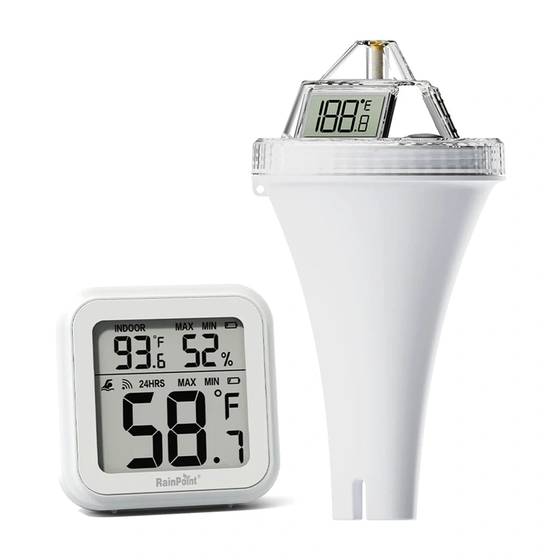 RainPoint Pool Thermometer mit Gateway HCS565ARF+HCS015T2H