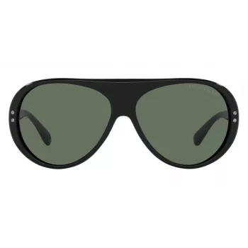 RALPH LAUREN RL8194-500171 Sonnenbrille Herren Schwarz Acetat Grau Polycarbonat 60/13/135 mm