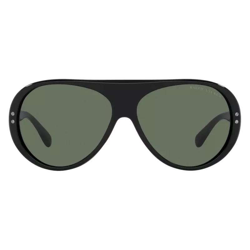 RALPH LAUREN RL8194-500171 Sonnenbrille Herren Schwarz Acetat Grau Polycarbonat 60/13/135 mm