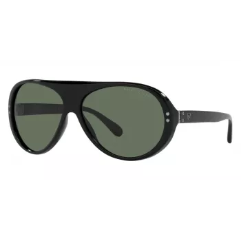 RALPH LAUREN RL8194-500171 Sonnenbrille Herren Schwarz Acetat Grau Polycarbonat 60/13/135 mm