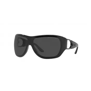 Ralph Lauren Damen Cat-Eye-Sonnenbrille RL8189Q500187 Glänzend Schwarz Grau 54mm
