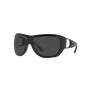 Ralph Lauren Damen Cat-Eye-Sonnenbrille RL8189Q500187 Glänzend Schwarz Grau 54mm