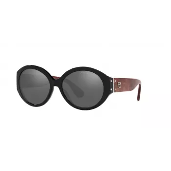 RALPH LAUREN Damen RL8191-53986G Havana Butterfly-Sonnenbrille mit braunen Gradientengläsern 55/17/135 mm