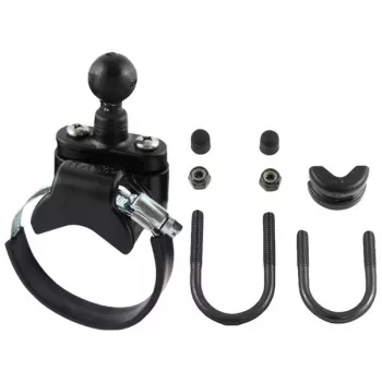 RAM MOUNTS RAM-B-231Z-2U Basis mit U-Bügel & UTV-Gurt - Schwarz