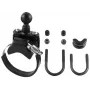 RAM MOUNTS RAM-B-231Z-2U Basis mit U-Bügel & UTV-Gurt - Schwarz
