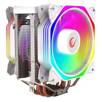 Rampage Octagon C60 CPU-Kühler LGA 1700/AM5 1800RPM 2x120mm ARGB Weiß