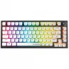 Rampage Zenith Pro 8000Hz Kabelgebundene Gaming-Tastatur, Hall-Effekt, RGB, Gateron KS-20, Schwarz