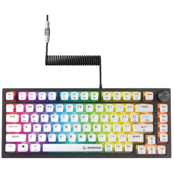 Rampage Zenith Pro 8000Hz Kabelgebundene Gaming-Tastatur, Hall-Effekt, RGB, Gateron KS-20, Schwarz