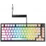 Rampage Zenith Pro 8000Hz Kabelgebundene Gaming-Tastatur, Hall-Effekt, RGB, Gateron KS-20, Schwarz