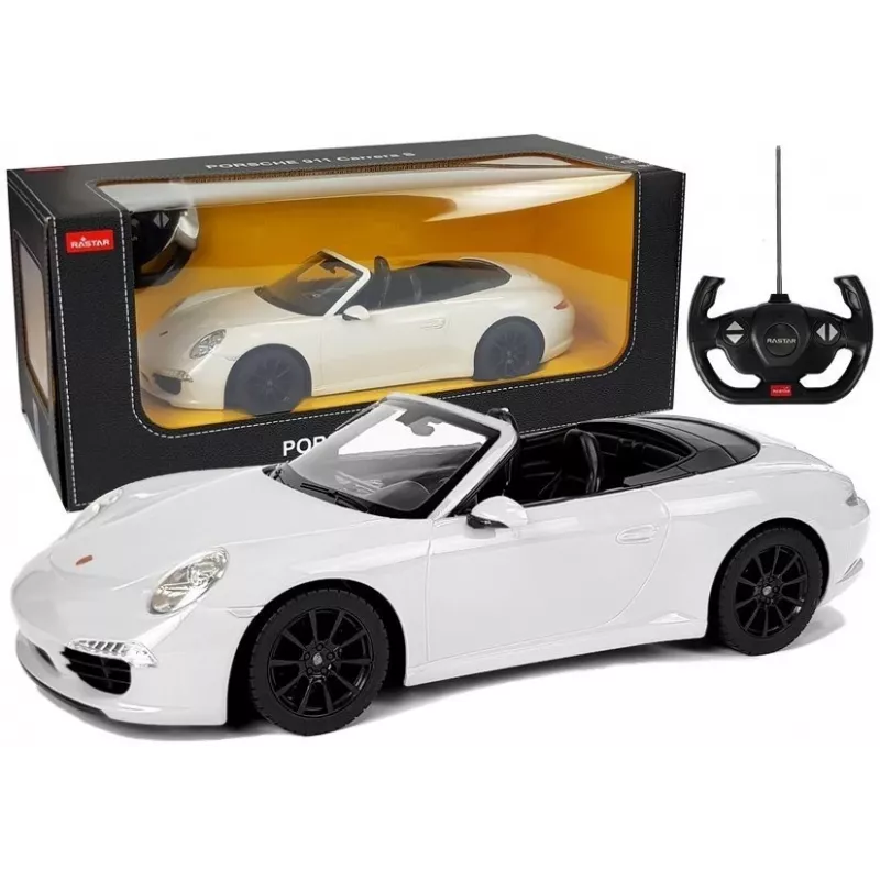 RASTAR Remote Controlled Car Porsche 911 Carrera S White 1:12