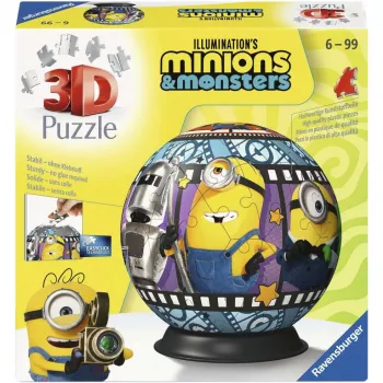 RAVENSBURGER 3D Puzzleball Minions 3 - 72 Teile