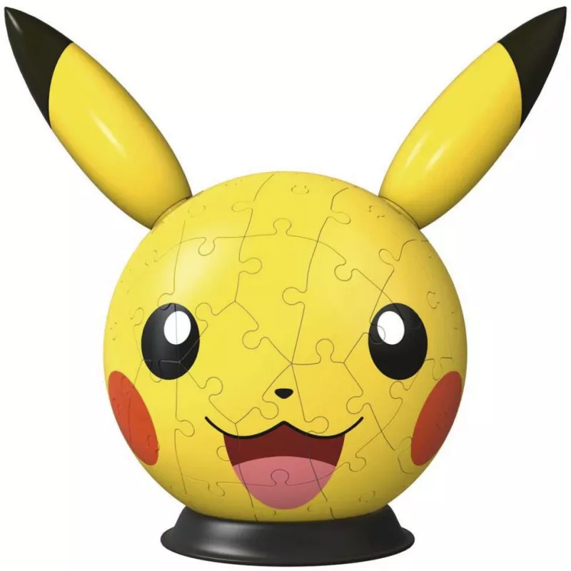 Ravensburger 3D Puzzleball Pokémon Pikachu mit Ohren - 54 Teile