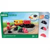 RAVENSBURGER BRIO World Güterzug-Set mit farbwechselnden Lichtern