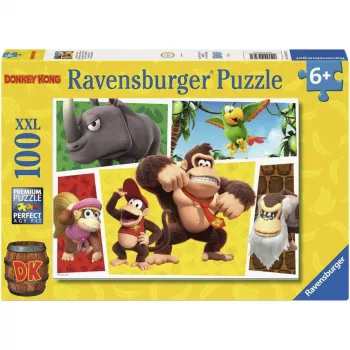 Ravensburger Kinderpuzzle Nintendo Super Mario - Die Affen sind los! (100 Teile)