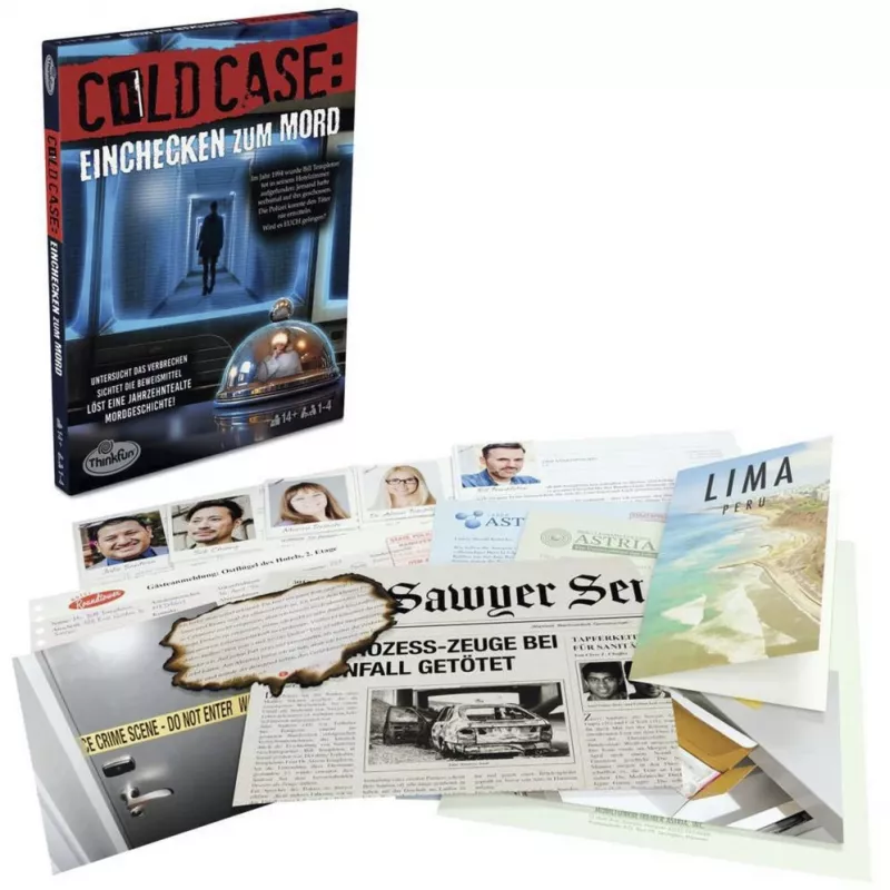 RAVENSBURGER Cold Case: Einchecken zum Mord Kooperatives Detektivspiel