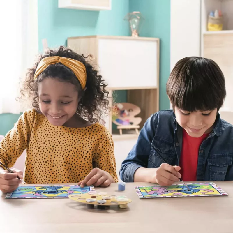 RAVENSBURGER CreArt Junior - Stitch & Angel Malen nach Zahlen Set