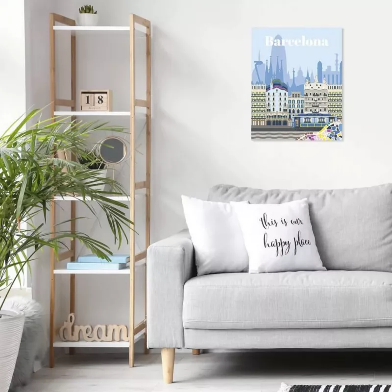 RAVENSBURGER CreArt Malen nach Zahlen Set - Buntes Barcelona