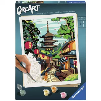 RAVENSBURGER CreArt Malen nach Zahlen Set - Japan