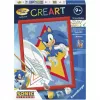 Ravensburger CreArt - Rasender Sonic Malen nach Zahlen Set