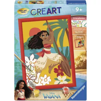 Ravensburger CreArt - Vaianas Abenteuer Malen nach Zahlen Set