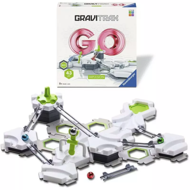 Ravensburger GraviTrax GO Impulsion Murmelbahn Erweiterungsset (25 Teile)