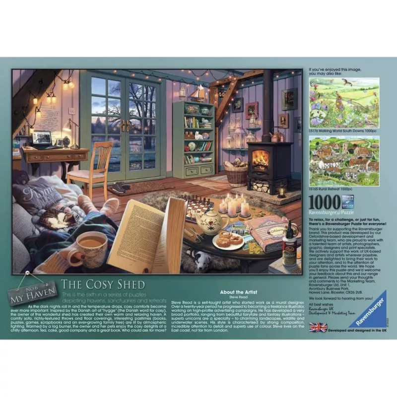 RAVENSBURGER Puzzle My Haven Cozy Garden Shed (1000 Teile)