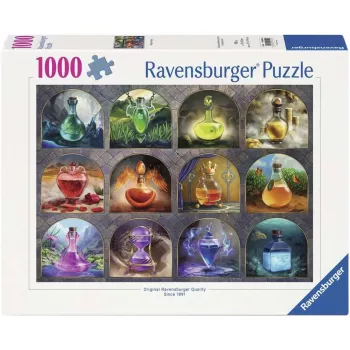Ravensburger Puzzle Zaubertränke (1000 Teile) - Fantasy Magic Potions Jigsaw Puzzle
