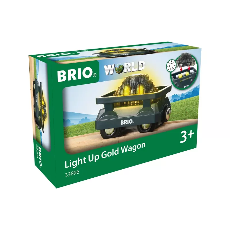 RAVENSBURGER World Goldwaggon mit Licht H0-Spurweite