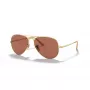 Ray-Ban Aviator Metal II Sonnenbrille RB3689 Gold Light Blue Gradient 58mm Unisex