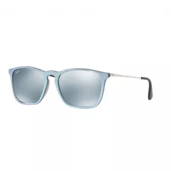 Ray-Ban Chris RB4187 Unisex Sonnenbrille 54/18/145 mm Transparent Grau Grau Verlauf