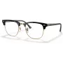 Ray-Ban Clubmaster Classic Sonnenbrille RB3016 901/BF 51 - Schwarzer Rahmen G-15 Grüne Gläser