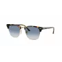 Ray-Ban Clubmaster RB3016 Sonnenbrille Transparent Grau Blau Verlauf 51mm