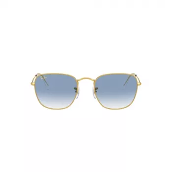 Ray-Ban Frank Metal Sonnenbrille RB385791963F5 Gold Light Blue Gradient 51mm