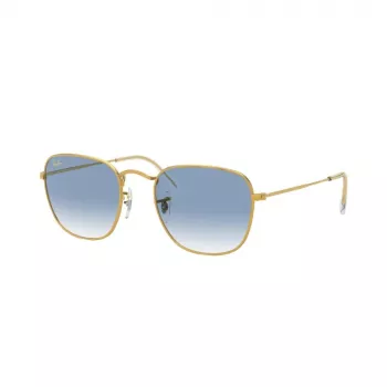 Ray-Ban Frank Metal Sonnenbrille RB385791963F5 Gold Light Blue Gradient 51mm