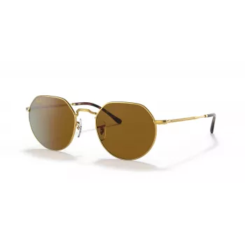 Ray-Ban Frank RB3565 Unisex Sonnenbrille 53/20/145 mm Gold Braun
