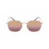 Ray-Ban Frank RB3694 Sonnenbrille Damen Shiny Gold Dark Green 53mm