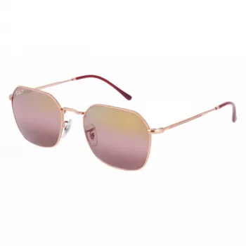 Ray-Ban Frank RB3694 Sonnenbrille Damen Shiny Gold Dark Green 53mm