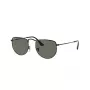 Ray-Ban Frank RB3958 Sonnenbrille Unisex 50/20/145 mm Schwarzer Rahmen Grüne Polarisierte Gläser