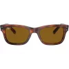 Ray-Ban Frank Unisex Sonnenbrille RB22839543355 Havana Brown 52mm