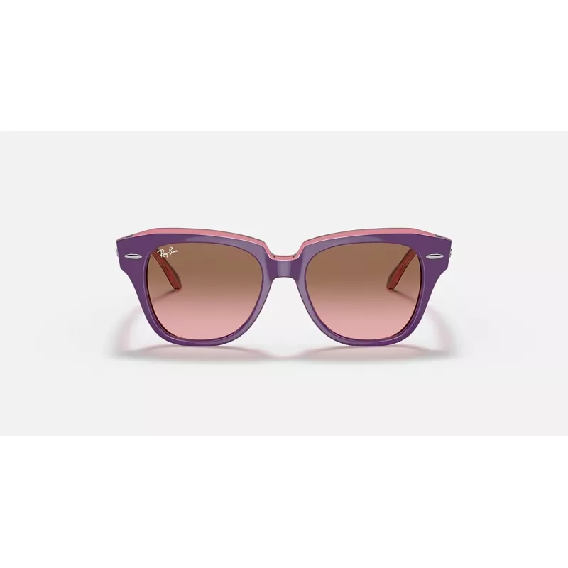 Ray-Ban Junior RB9186S711814 Sonnenbrille - Eckiges Gestell, Dunkelblaue Gläser, 46 mm