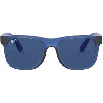 Ray-Ban Junior RJ9069S706080 Kinder-Sonnenbrille Phantos Transparent Blau Grau Classic 48mm