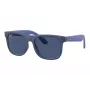 Ray-Ban Junior RJ9069S706080 Kinder-Sonnenbrille Phantos Transparent Blau Grau Classic 48mm