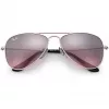 Ray-Ban Junior RJ9506S2117E5 Kinder-Sonnenbrille, rechteckig, transparent pinker Rahmen, hellbraun verlaufende pinke Gläser, 52/14/125 mm