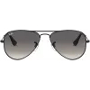 Ray-Ban Junior RJ9506S220115 Sonnenbrille, Matt Schwarz, Grau Verlauf Gläser, 50/13/120 mm