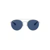 Ray-Ban Junior RJ9647S212804 Kinder-Sonnenbrille - Glänzend Schwarz/Grau - 46/21/130 mm