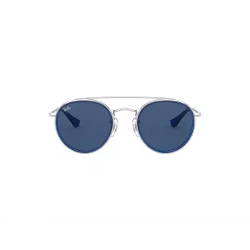 Ray-Ban Junior RJ9647S212804 Kinder-Sonnenbrille - Glänzend Schwarz/Grau - 46/21/130 mm