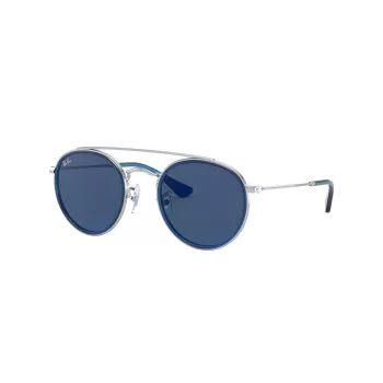 Ray-Ban Junior RJ9647S212804 Kinder-Sonnenbrille - Glänzend Schwarz/Grau - 46/21/130 mm