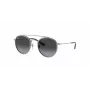 Ray-Ban Junior RJ9647S2908G4 Kinder-Sonnenbrille, eckig, transparent grauer Rahmen, graue Verlaufsgläser, 46 mm Glasbreite