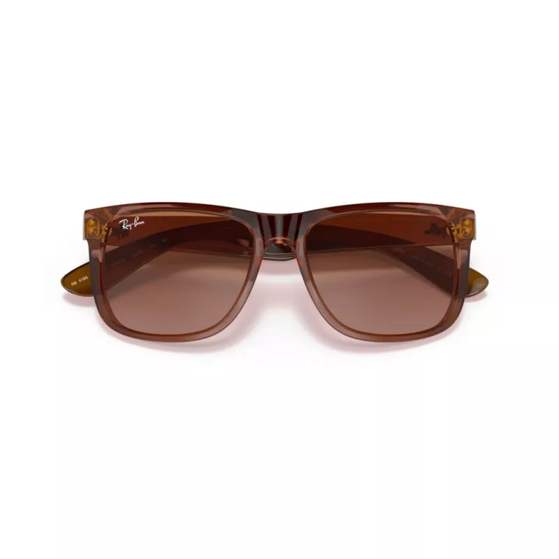 Ray-Ban Justin Sonnenbrille RB4165 659413 55-16-145 Rubber Havana Brown Gradient